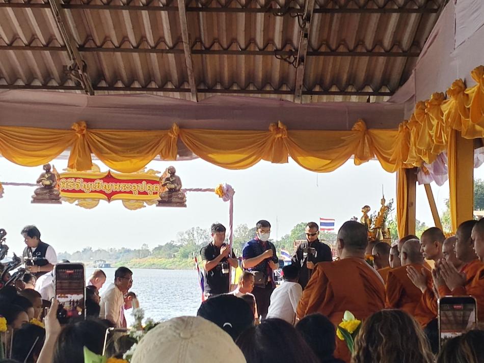 วันอังคาร ที่ 10 กุมภาพันธ์ 2569  อบต.กุดฉิมได้เข้าร่วมอัญเชิญพระอุปคุต กลับไปยังแม่น้ำโขง